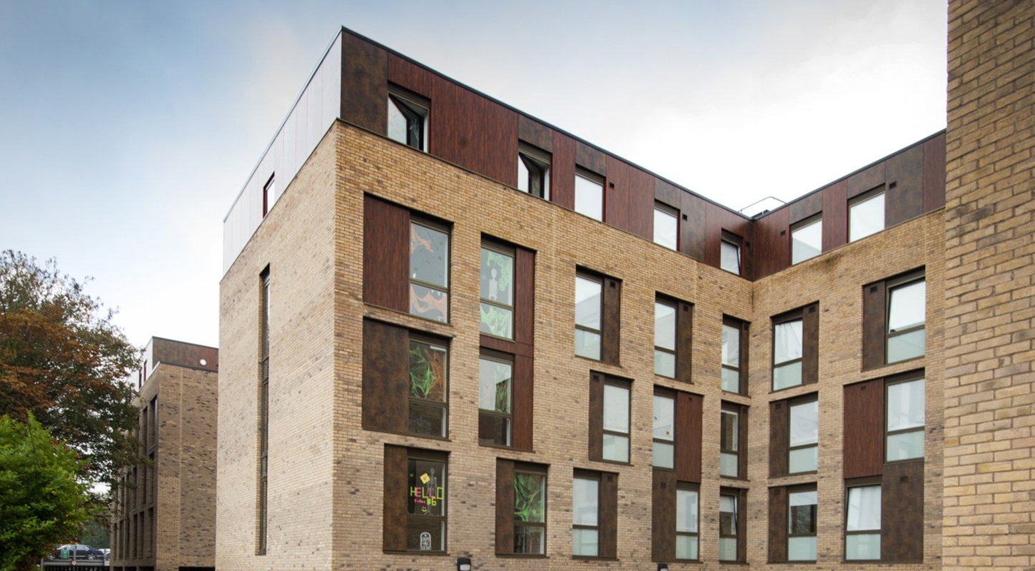 building exterior student accommodation winchester