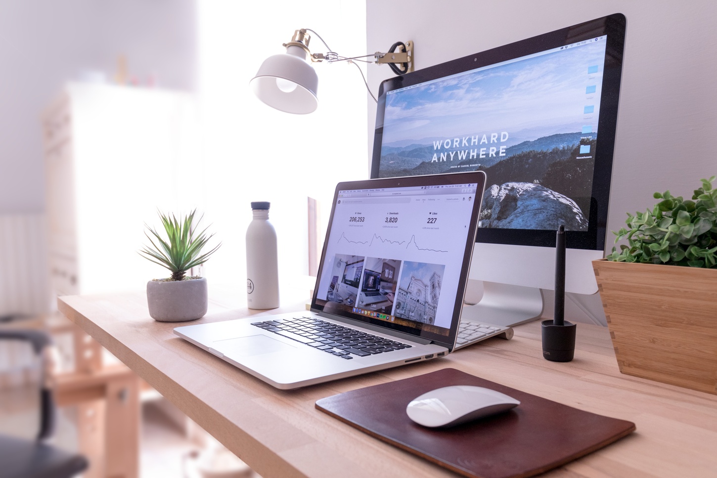 laptop and computer